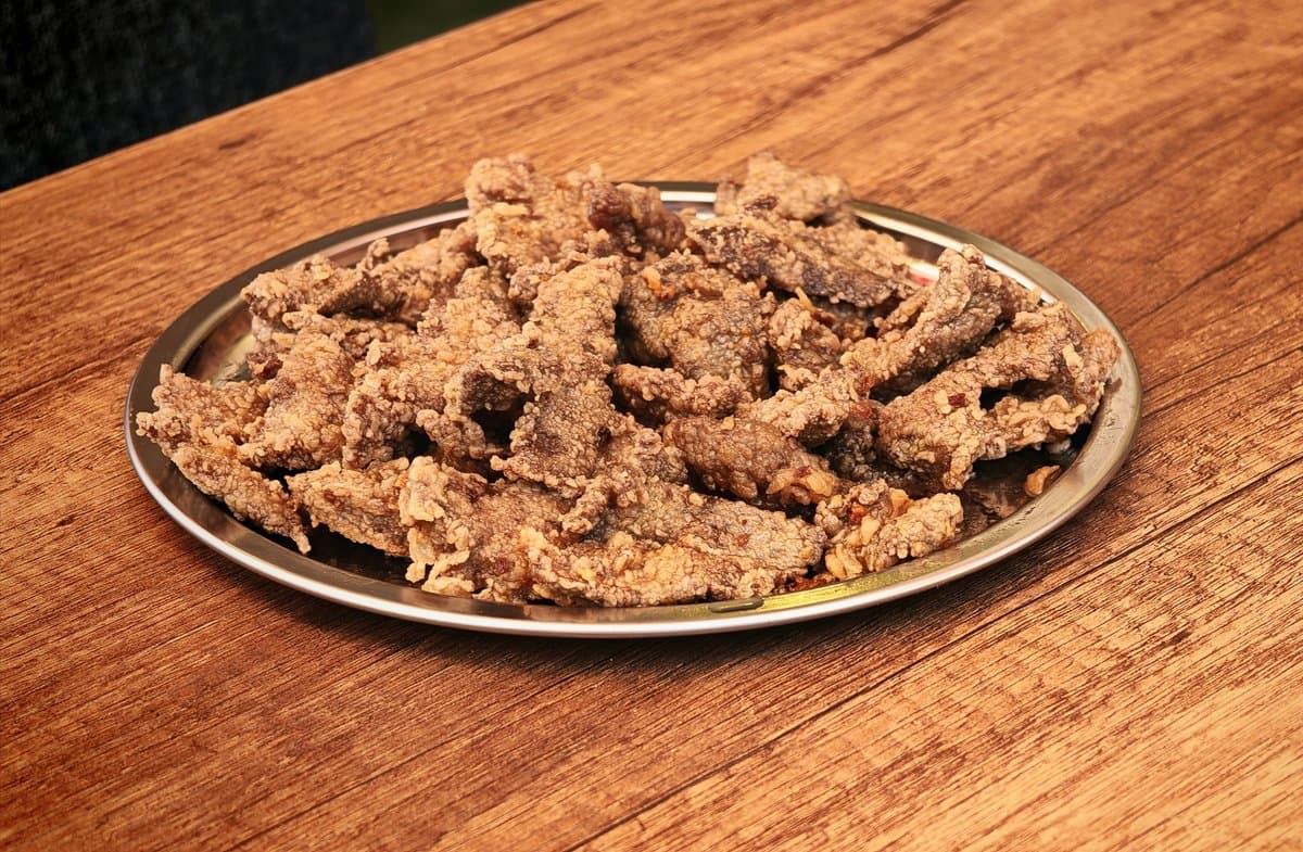 Edirne usulü yaprak ciğer tabağı